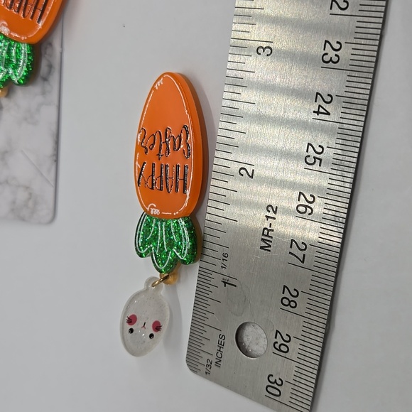 Easter Carrot Earrings Stud Earrings - Picture 14 of 15